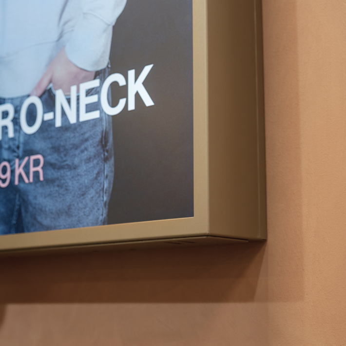 Johnells butik digital skylt